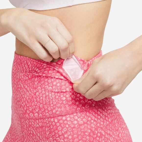 Nike Women's Dri-Fit 7/8 Printed Leggings Size Small Sea Coral Athletic - Picture 4 of 11